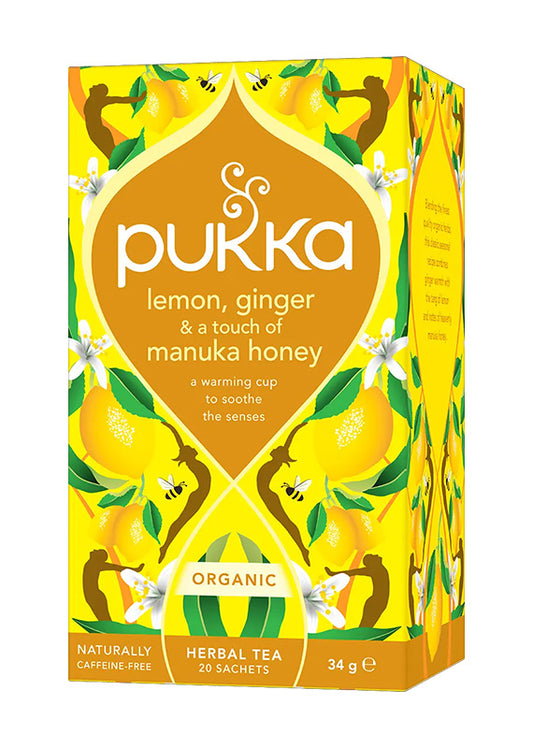 Lemon, Ginger & a touch of Manuka Honey