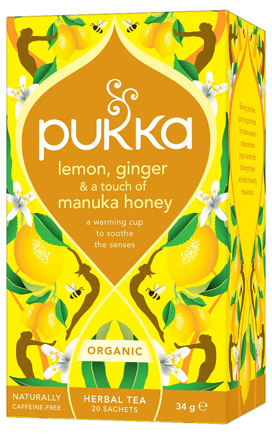 Lemon, Ginger & a touch of Manuka Honey